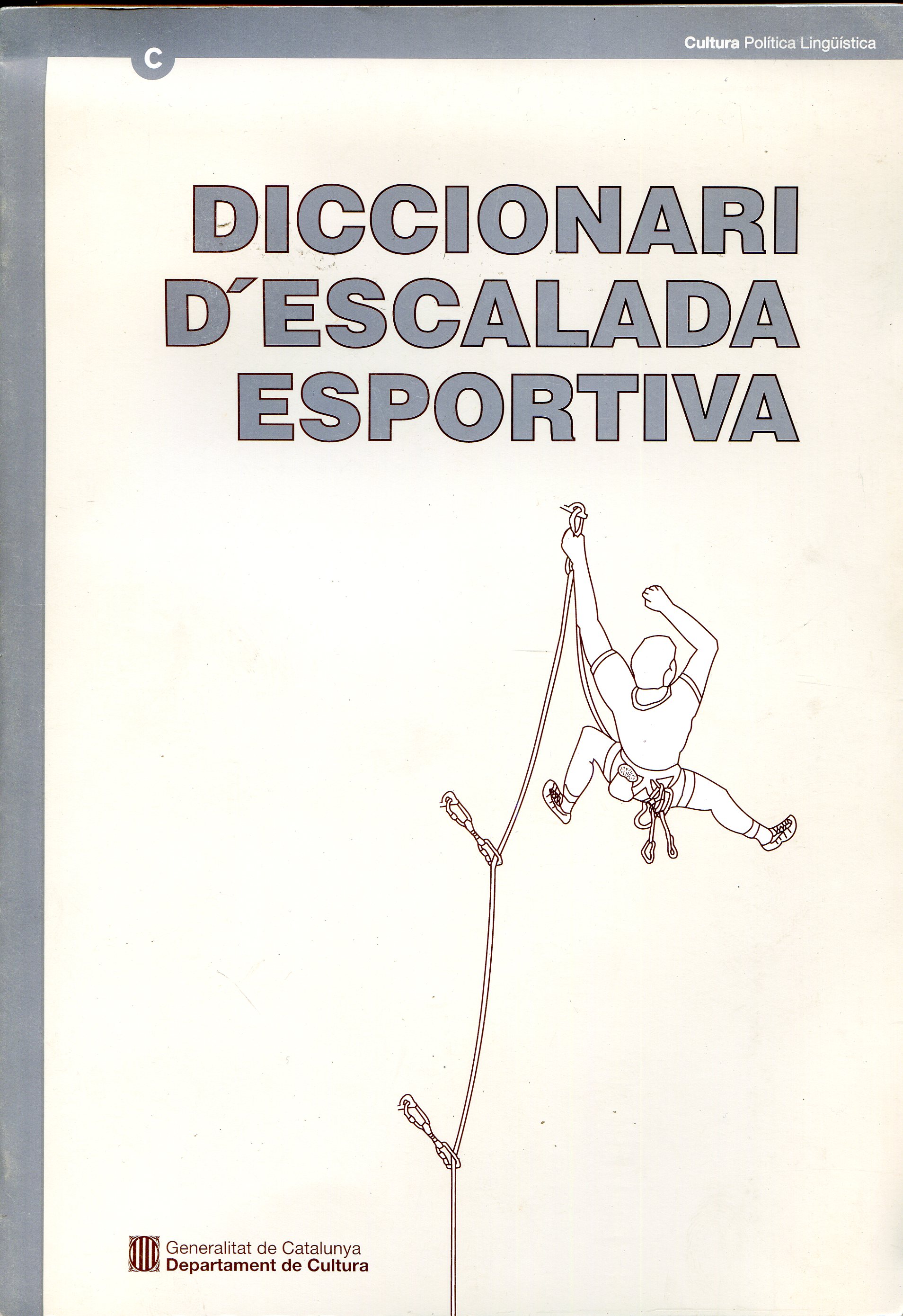 Diccionari d'escalada esportiva - Portada